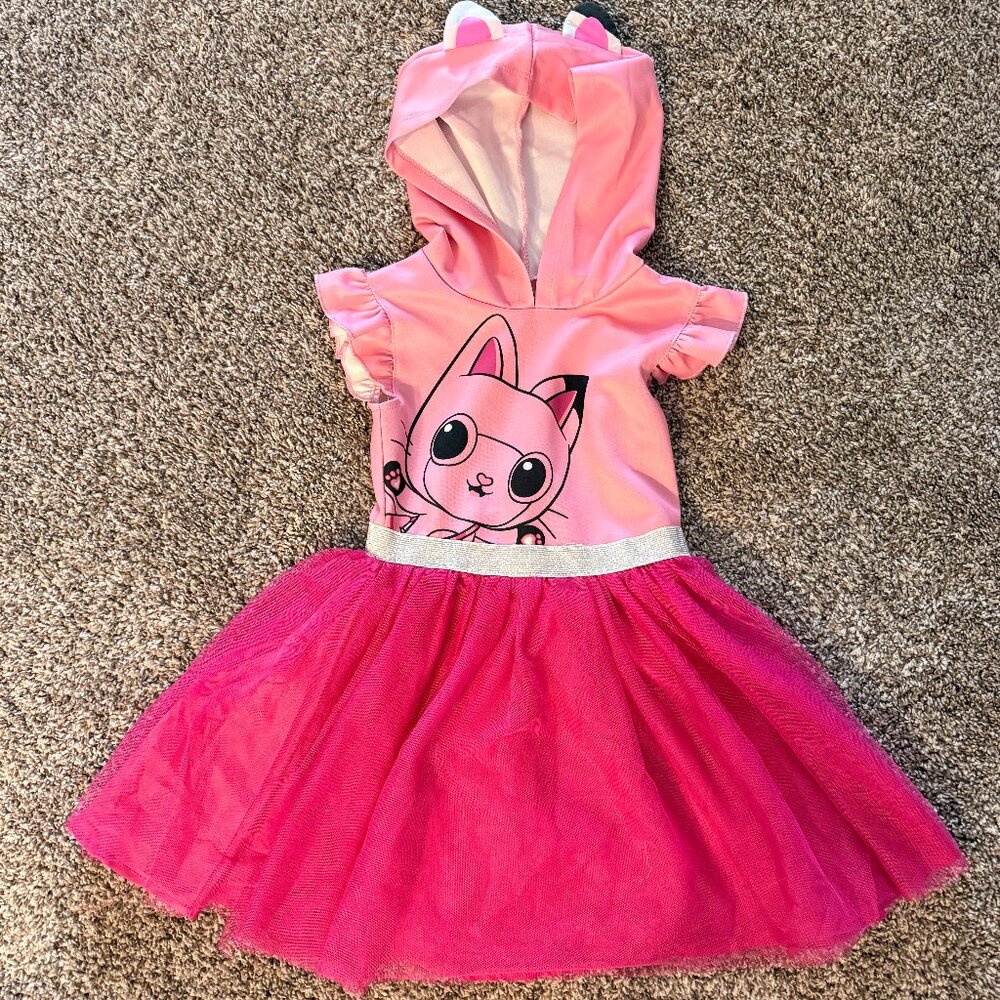 Pink Gabbys Dollhouse Pandy Paws Dress - Size 5